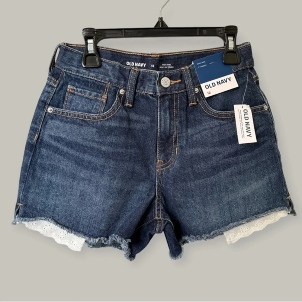 Old Navy Kids Dark Blue Denim Shorts